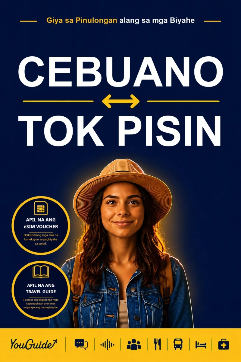 Portada: The Language Guide for Travelers - Cebuano to Tok Pisin