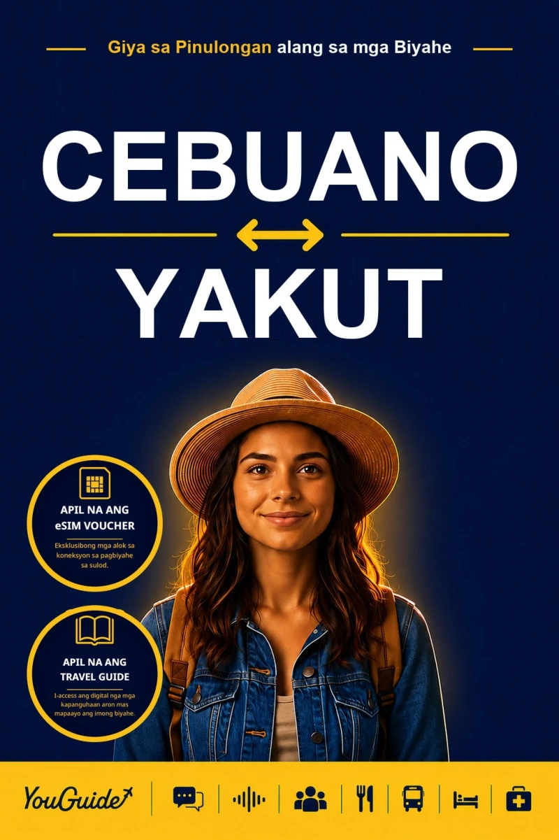 Portada: The Language Guide for Travelers - Cebuano to Yakut