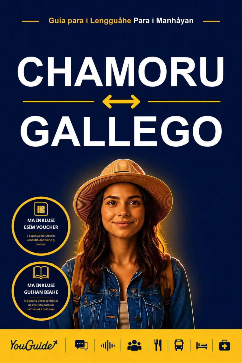 Portada: The Language Guide for Travelers - Chamorro to Galician