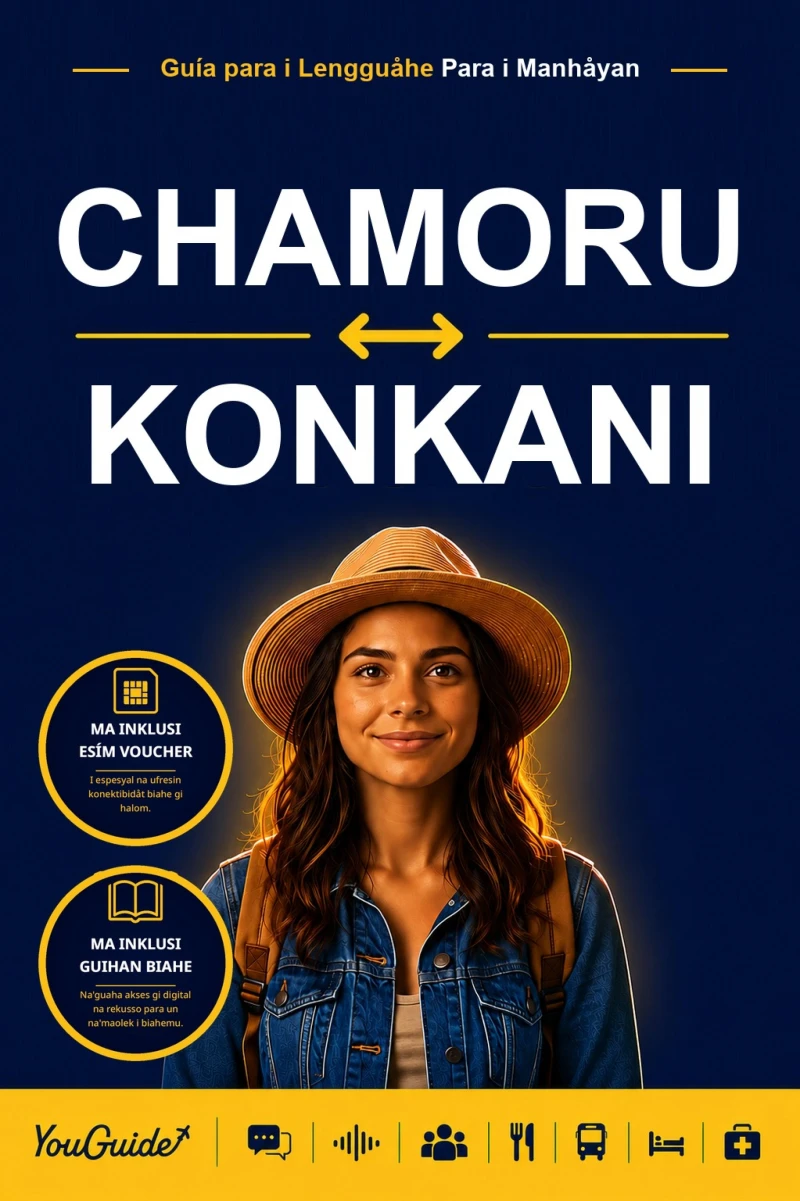 Portada: The Language Guide for Travelers - Chamorro to Konkani