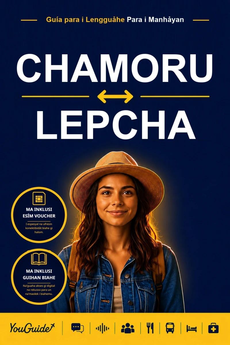 Portada: The Language Guide for Travelers - Chamorro to Lepcha
