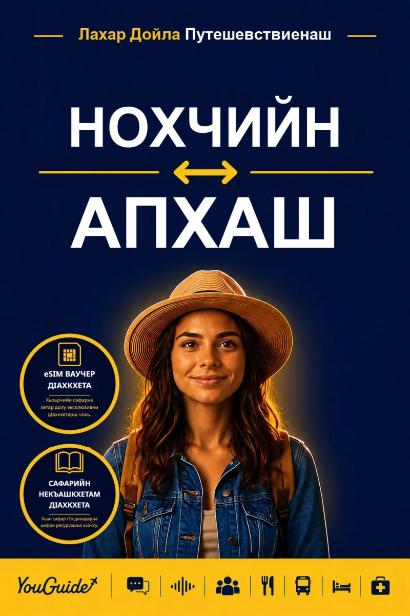 Portada: The Language Guide for Travelers - Chechen to Abkhaz