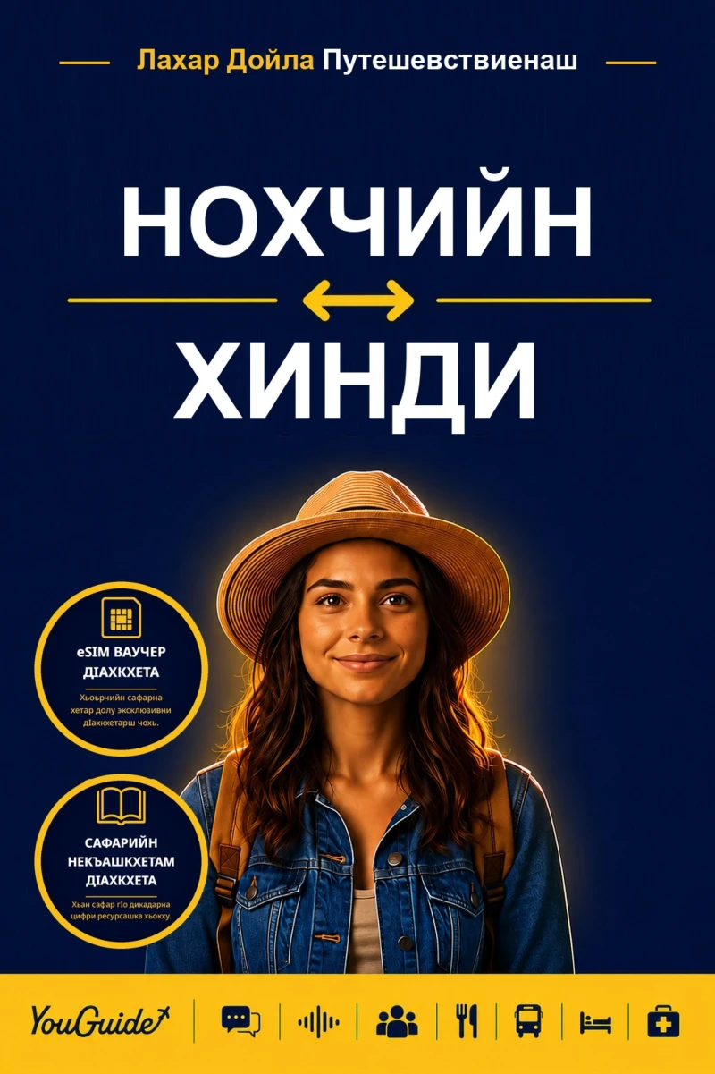 Portada: The Language Guide for Travelers - Chechen to Hindi