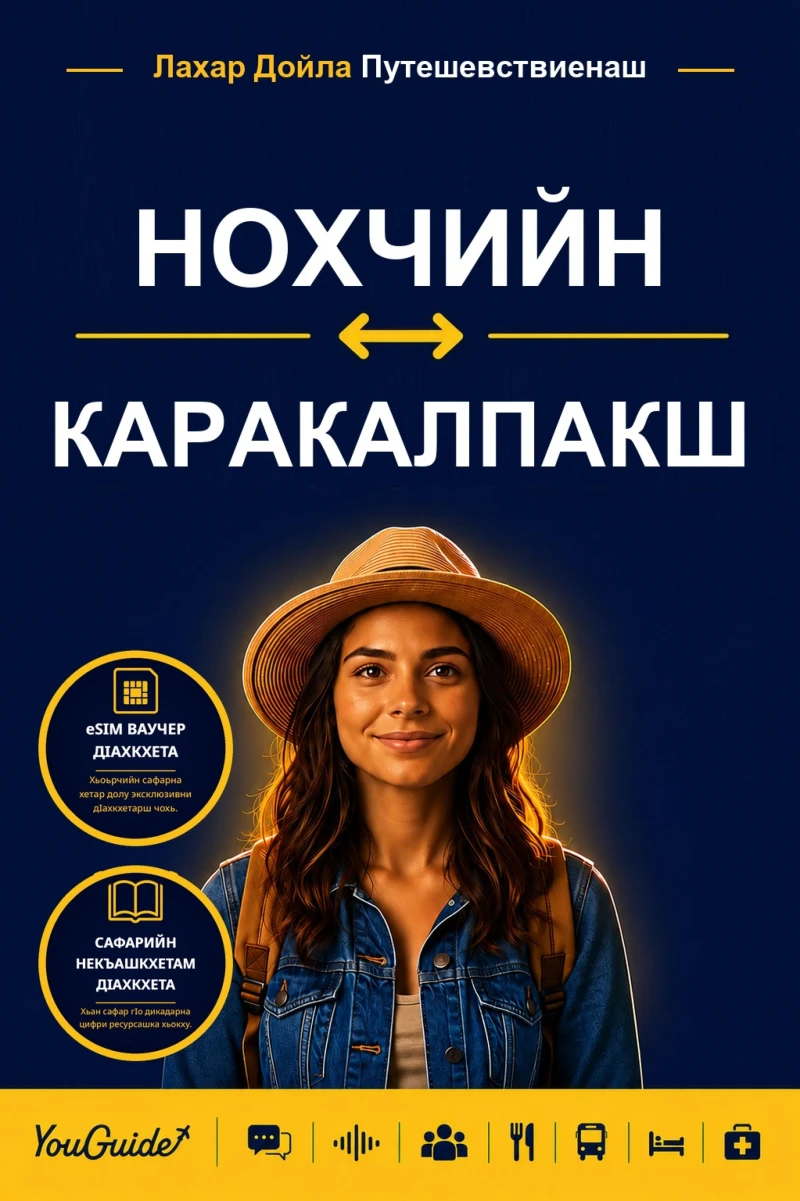 Portada: The Language Guide for Travelers - Chechen to Karakalpak