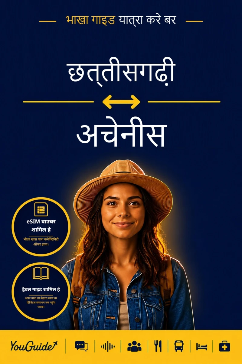 Portada: The Language Guide for Travelers - Chhattisgarhi to Acehnese