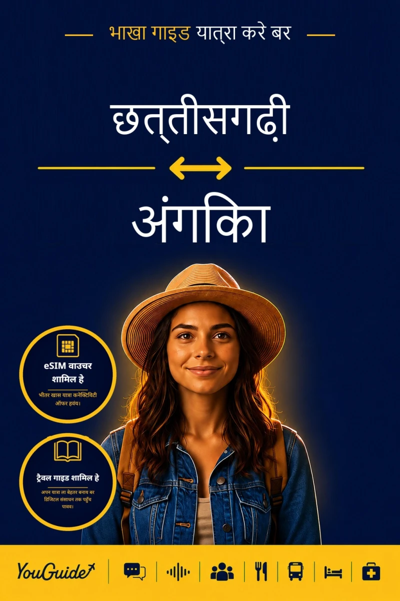 Portada: The Language Guide for Travelers - Chhattisgarhi to Angika