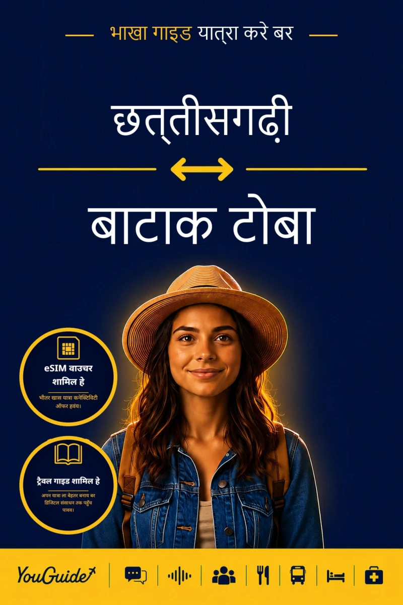 Portada: The Language Guide for Travelers - Chhattisgarhi to Batak Toba