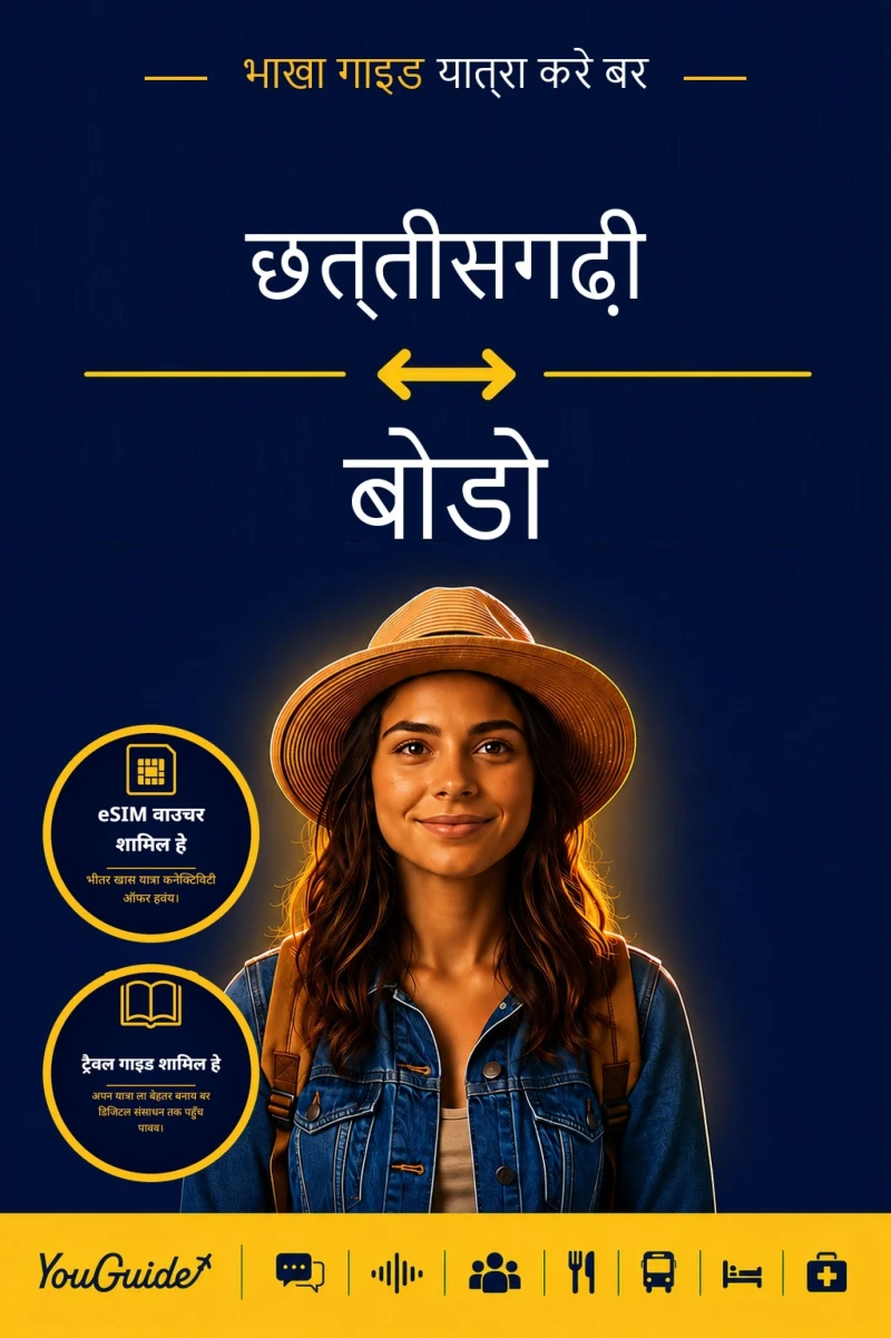 Portada: The Language Guide for Travelers - Chhattisgarhi to Bodo