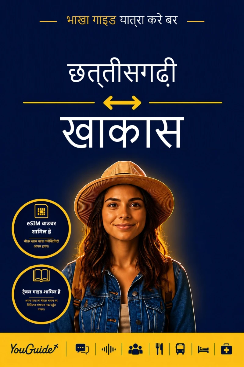 Portada: The Language Guide for Travelers - Chhattisgarhi to Khakas