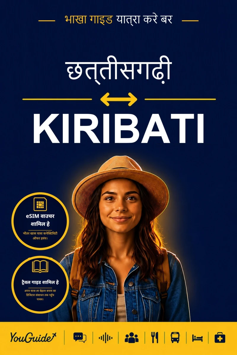 Portada: The Language Guide for Travelers - Chhattisgarhi to Kiribati