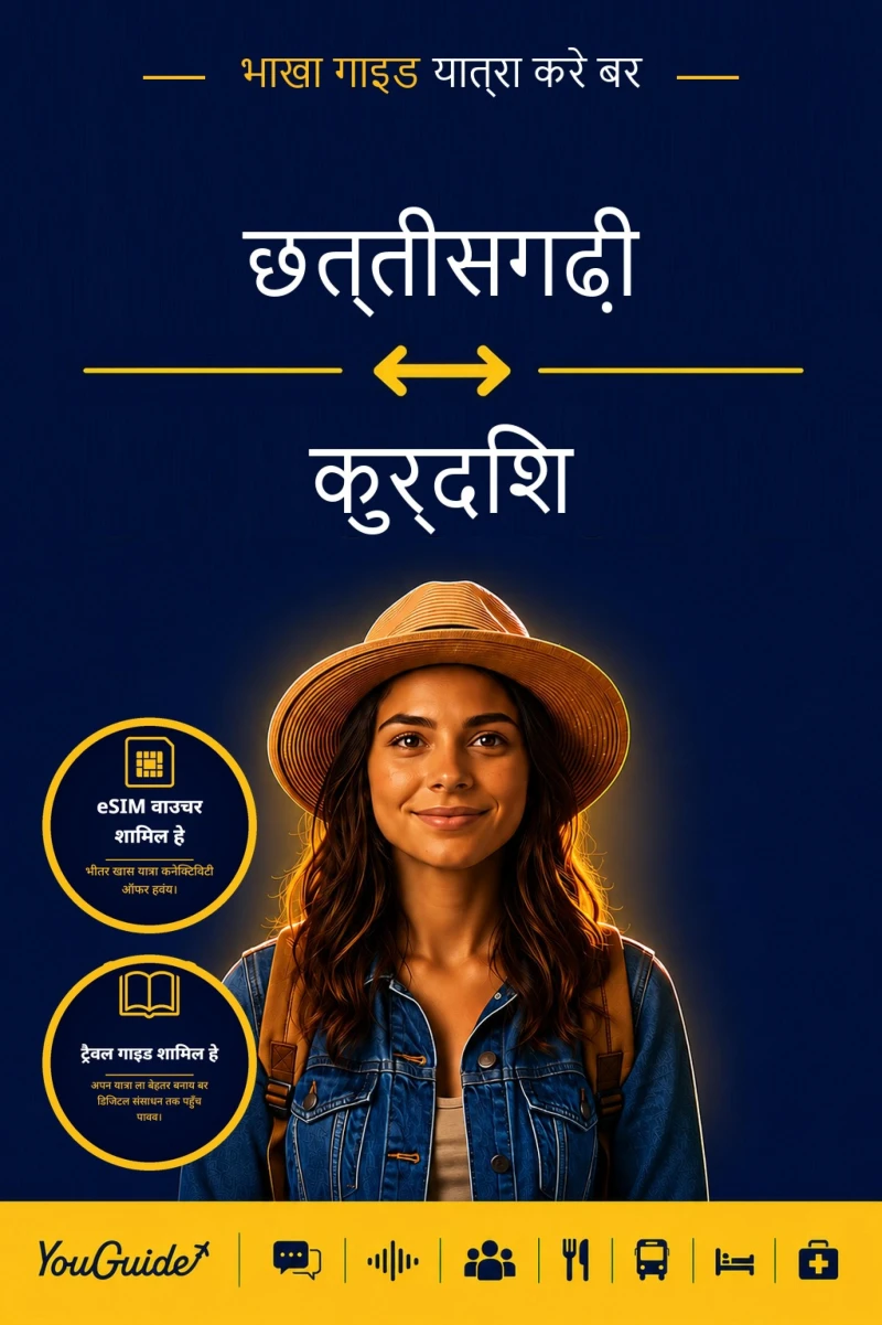 Portada: The Language Guide for Travelers - Chhattisgarhi to Kurdish
