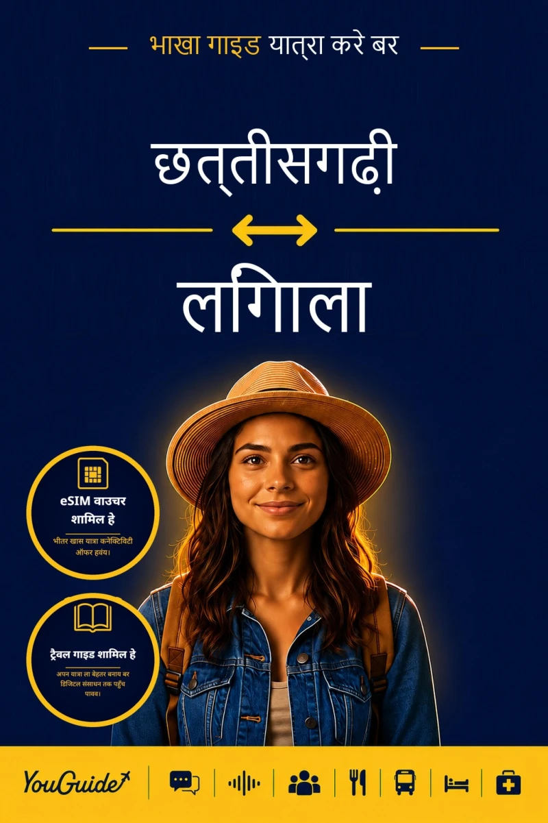 Portada: The Language Guide for Travelers - Chhattisgarhi to Lingala