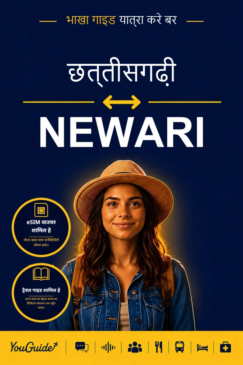 Portada: The Language Guide for Travelers - Chhattisgarhi to Newari