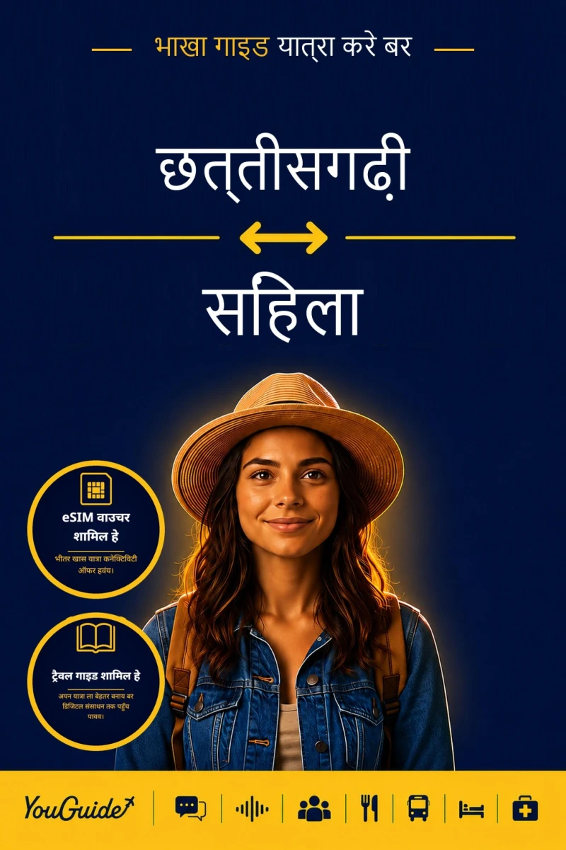 Portada: The Language Guide for Travelers - Chhattisgarhi to Sinhala