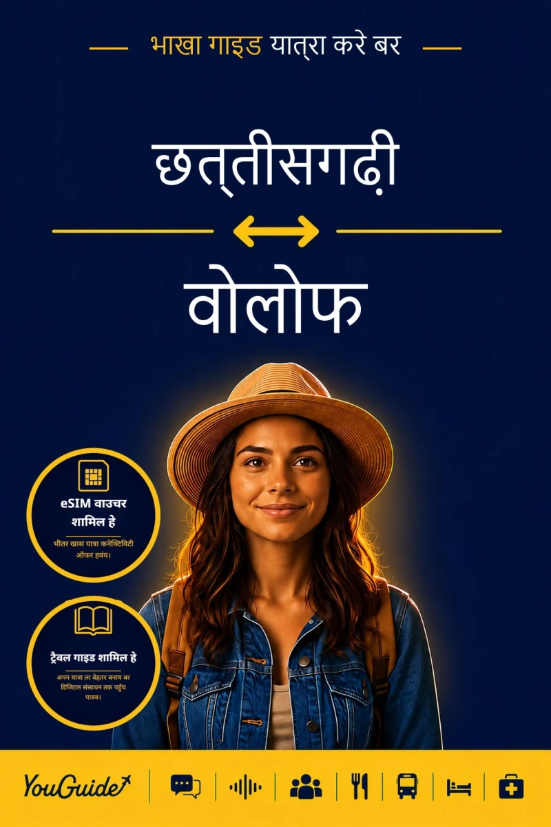 Portada: The Language Guide for Travelers - Chhattisgarhi to Wolof