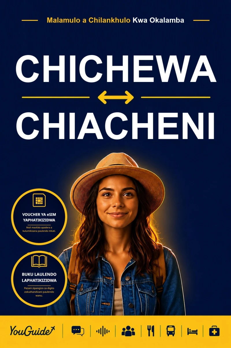 Portada: The Language Guide for Travelers - Chichewa to Acehnese