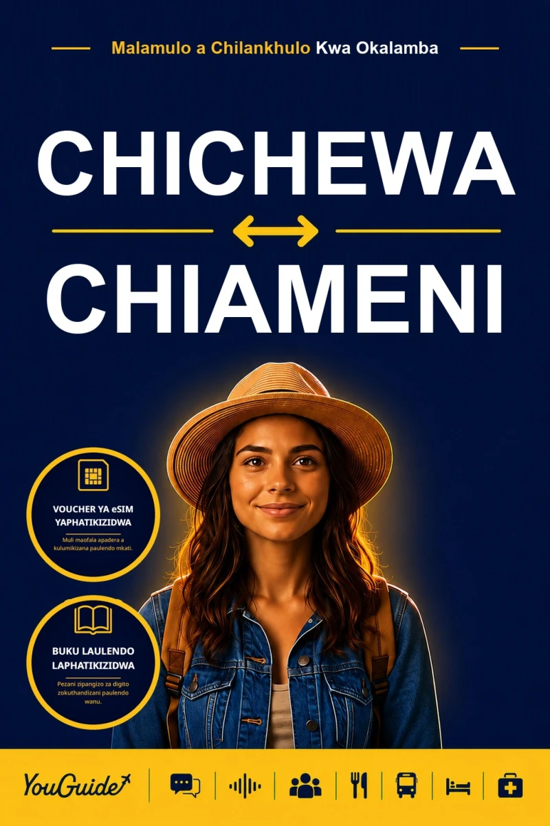 Portada: The Language Guide for Travelers - Chichewa to Armenian