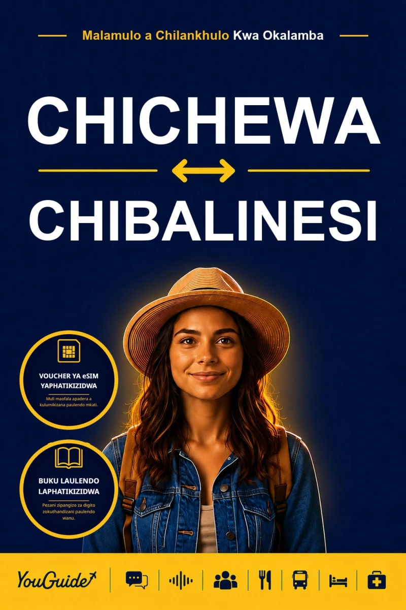 Portada: The Language Guide for Travelers - Chichewa to Balinese