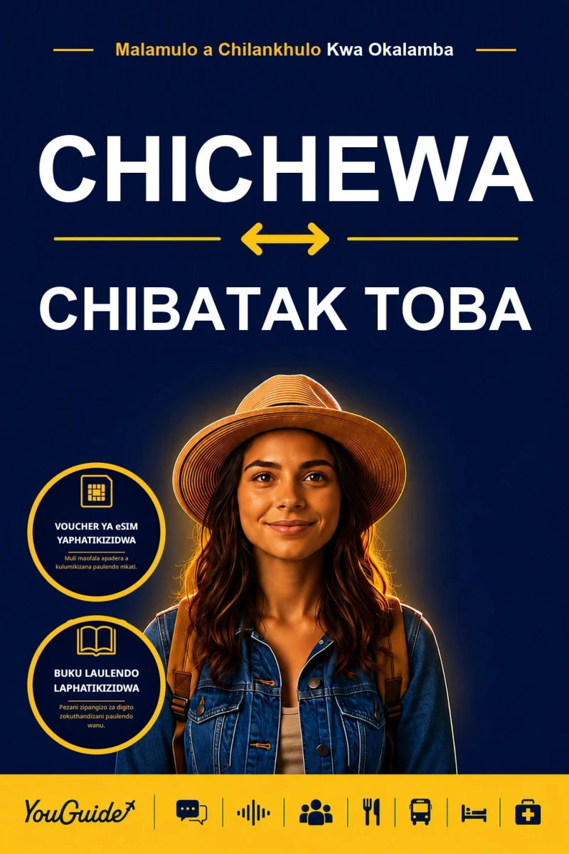 Portada: The Language Guide for Travelers - Chichewa to Batak Toba