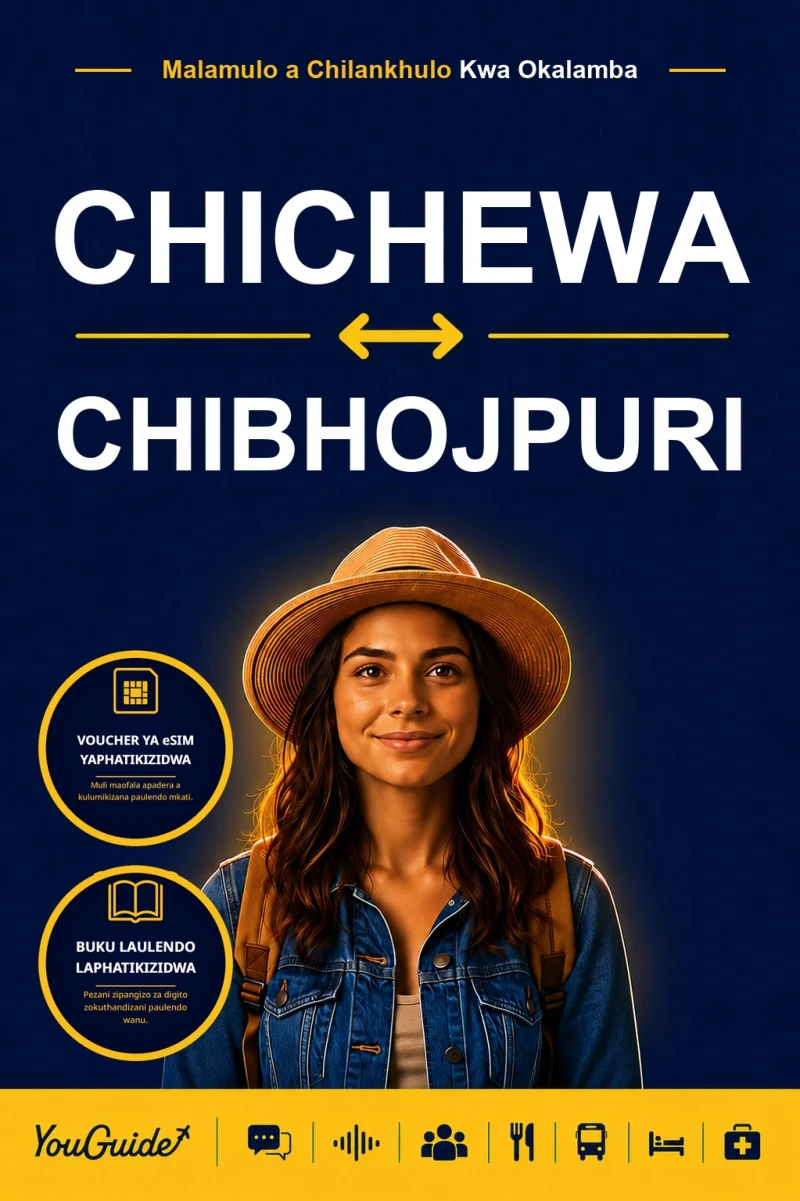 Portada: The Language Guide for Travelers - Chichewa to Bhojpuri