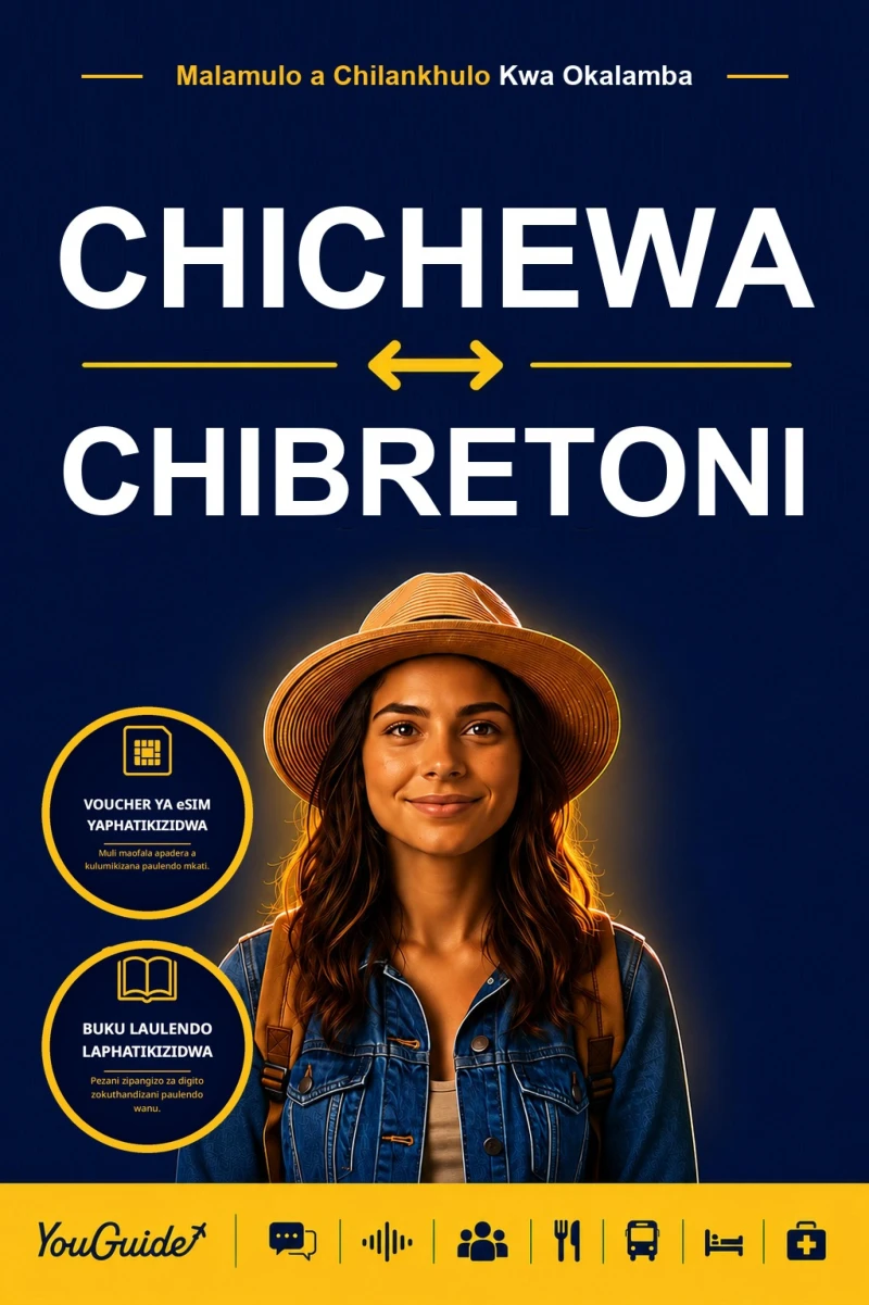 Portada: The Language Guide for Travelers - Chichewa to Breton