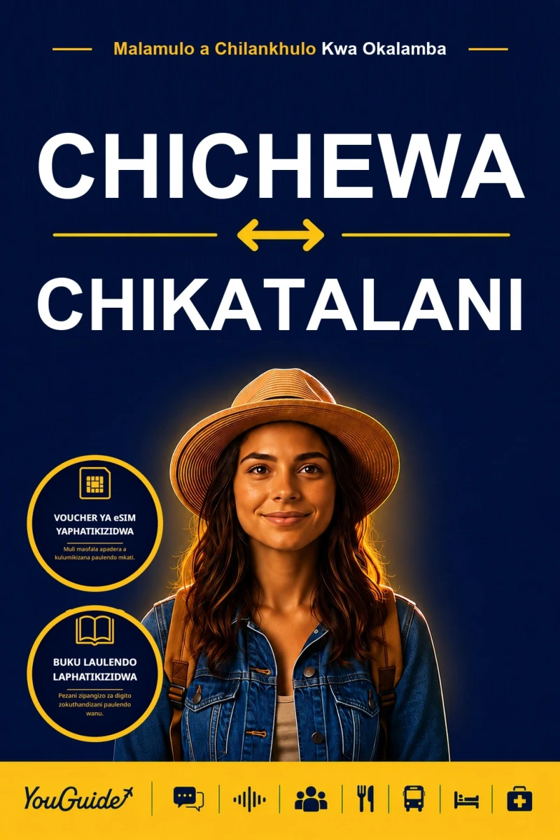 Portada: The Language Guide for Travelers - Chichewa to Catalan