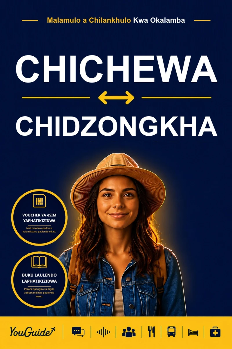 Portada: The Language Guide for Travelers - Chichewa to Dzongkha