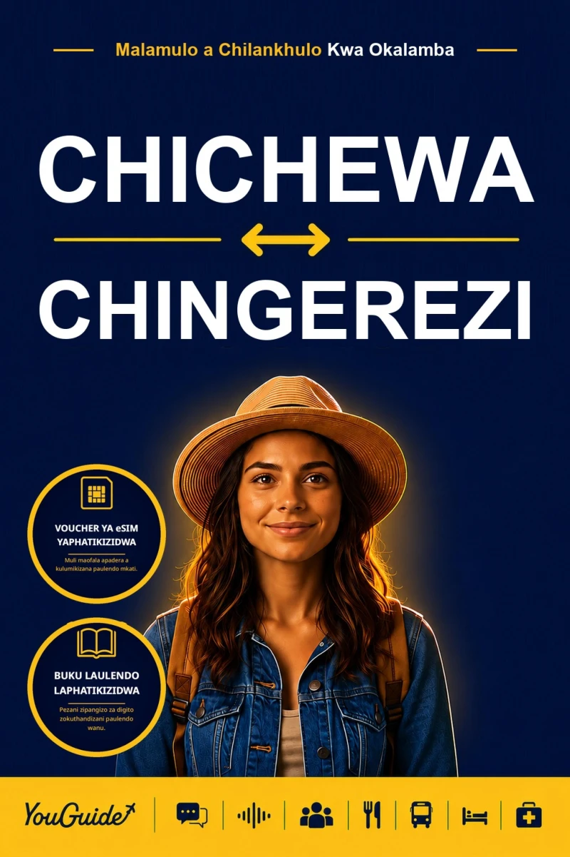 Portada: The Language Guide for Travelers - Chichewa to English