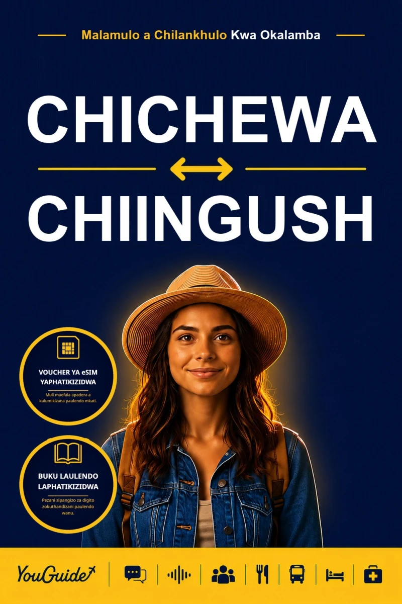 Portada: The Language Guide for Travelers - Chichewa to Ingush