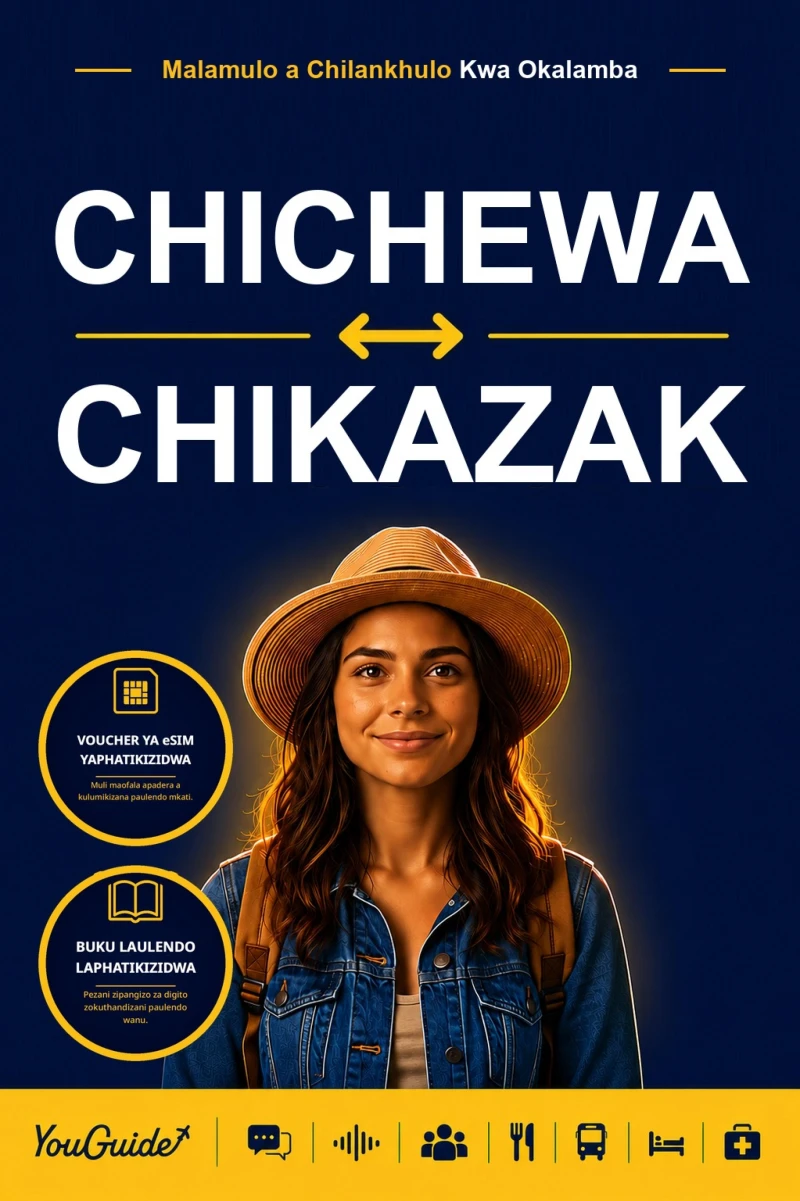 Portada: The Language Guide for Travelers - Chichewa to Kazakh
