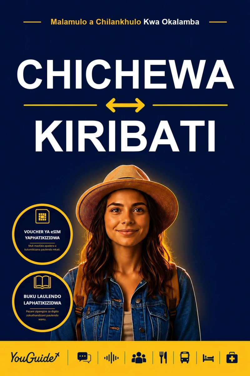 Portada: The Language Guide for Travelers - Chichewa to Kiribati