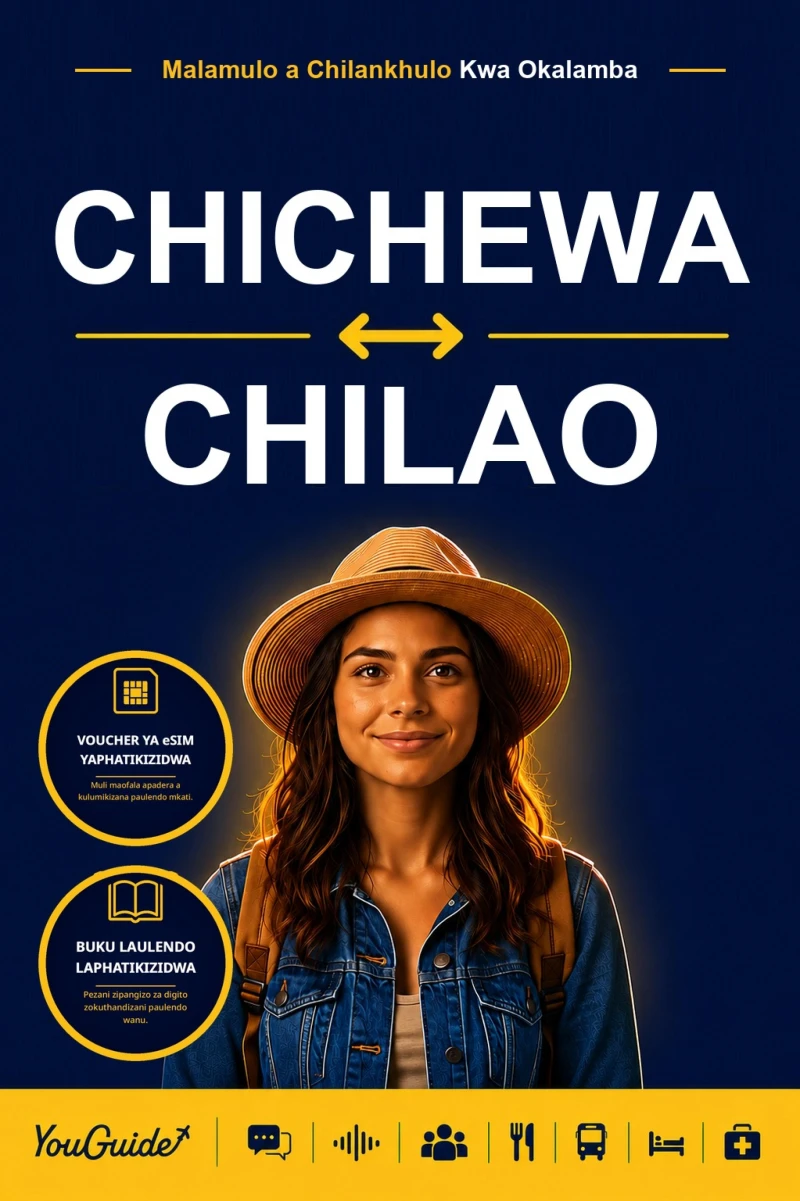 Portada: The Language Guide for Travelers - Chichewa to Lao
