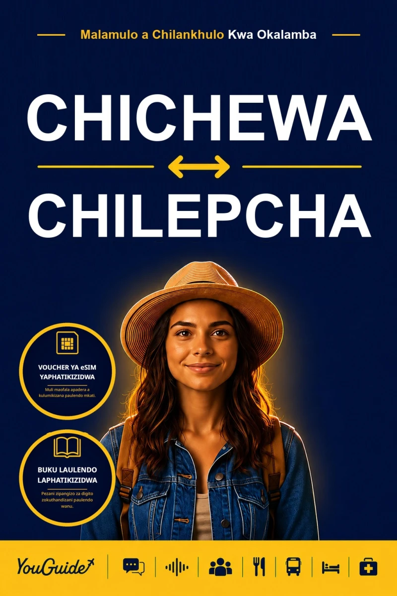 Portada: The Language Guide for Travelers - Chichewa to Lepcha