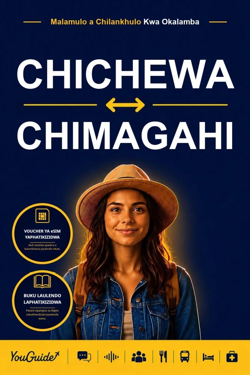 Portada: The Language Guide for Travelers - Chichewa to Magahi