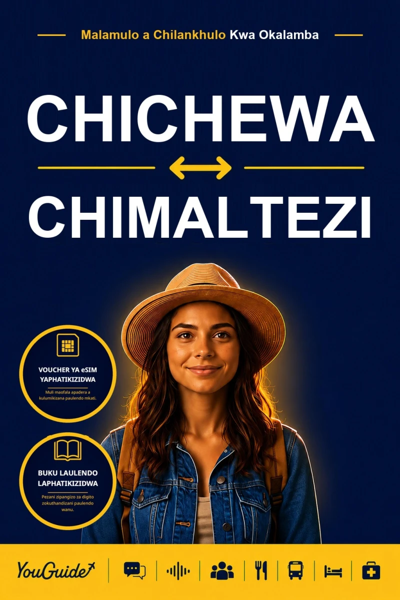 Portada: The Language Guide for Travelers - Chichewa to Maltese