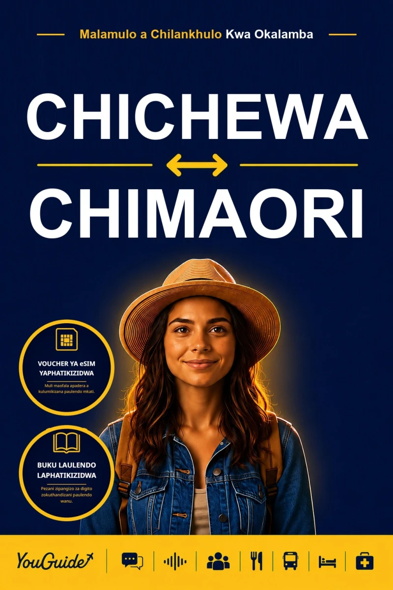 Portada: The Language Guide for Travelers - Chichewa to Maori