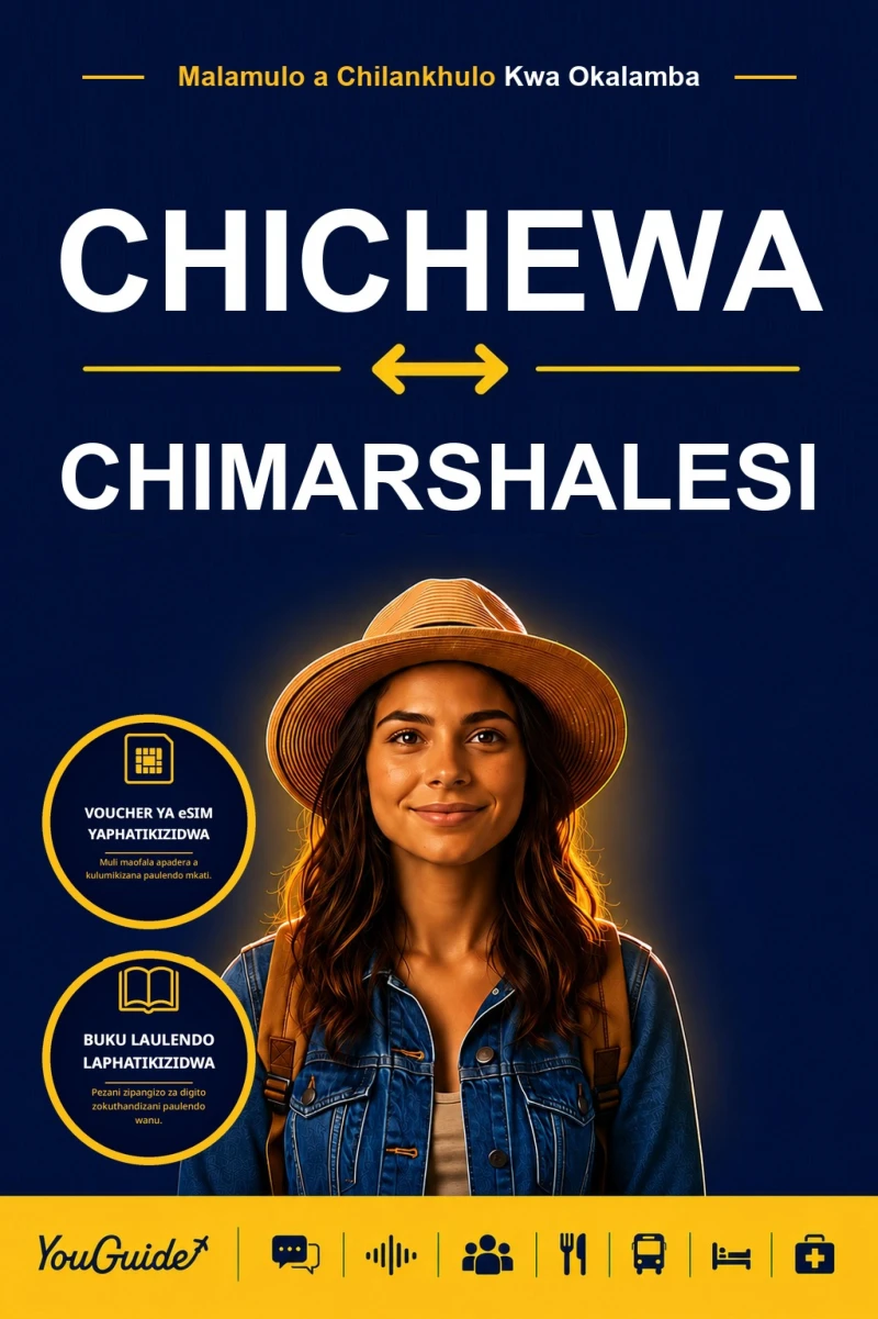 Portada: The Language Guide for Travelers - Chichewa to Marshallese
