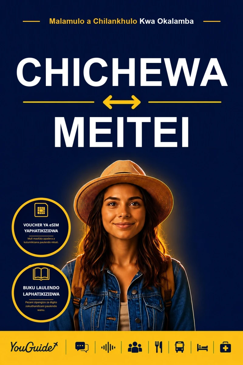 Portada: The Language Guide for Travelers - Chichewa to Meitei