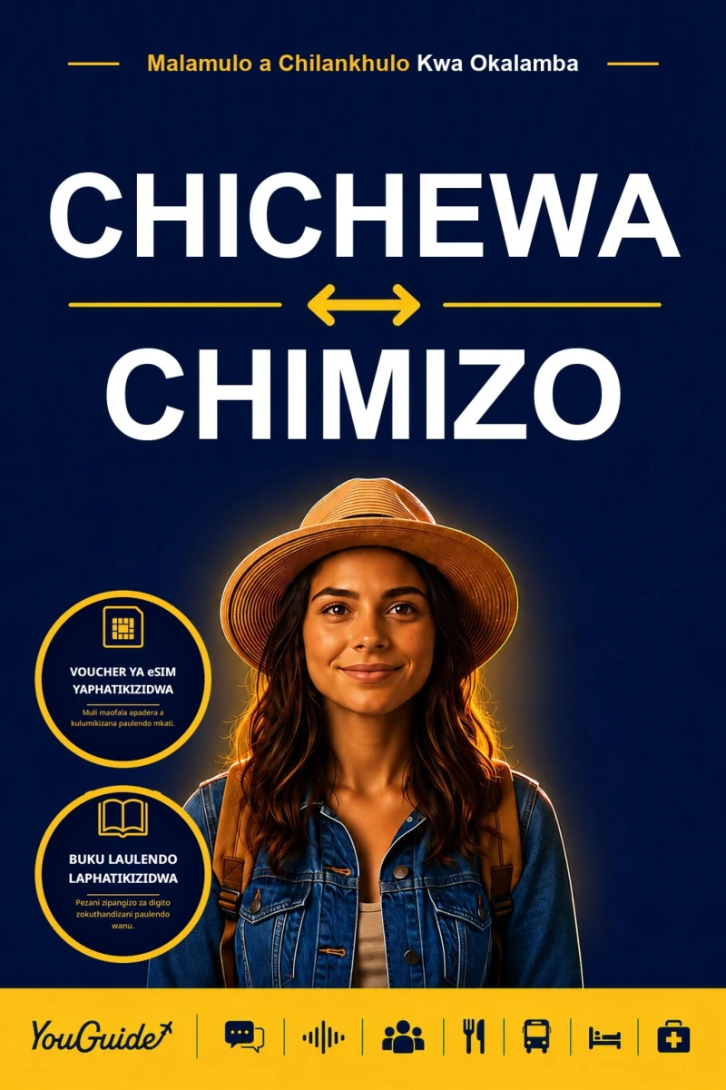 Portada: The Language Guide for Travelers - Chichewa to Mizo