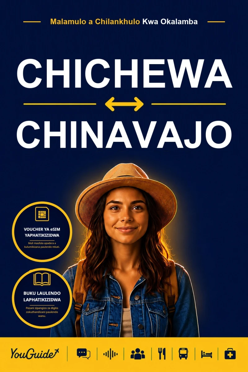 Portada: The Language Guide for Travelers - Chichewa to Navajo
