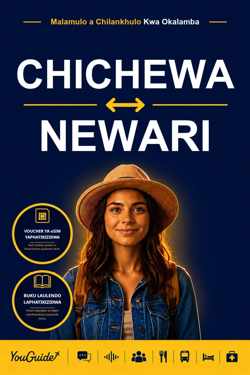 Portada: The Language Guide for Travelers - Chichewa to Newari
