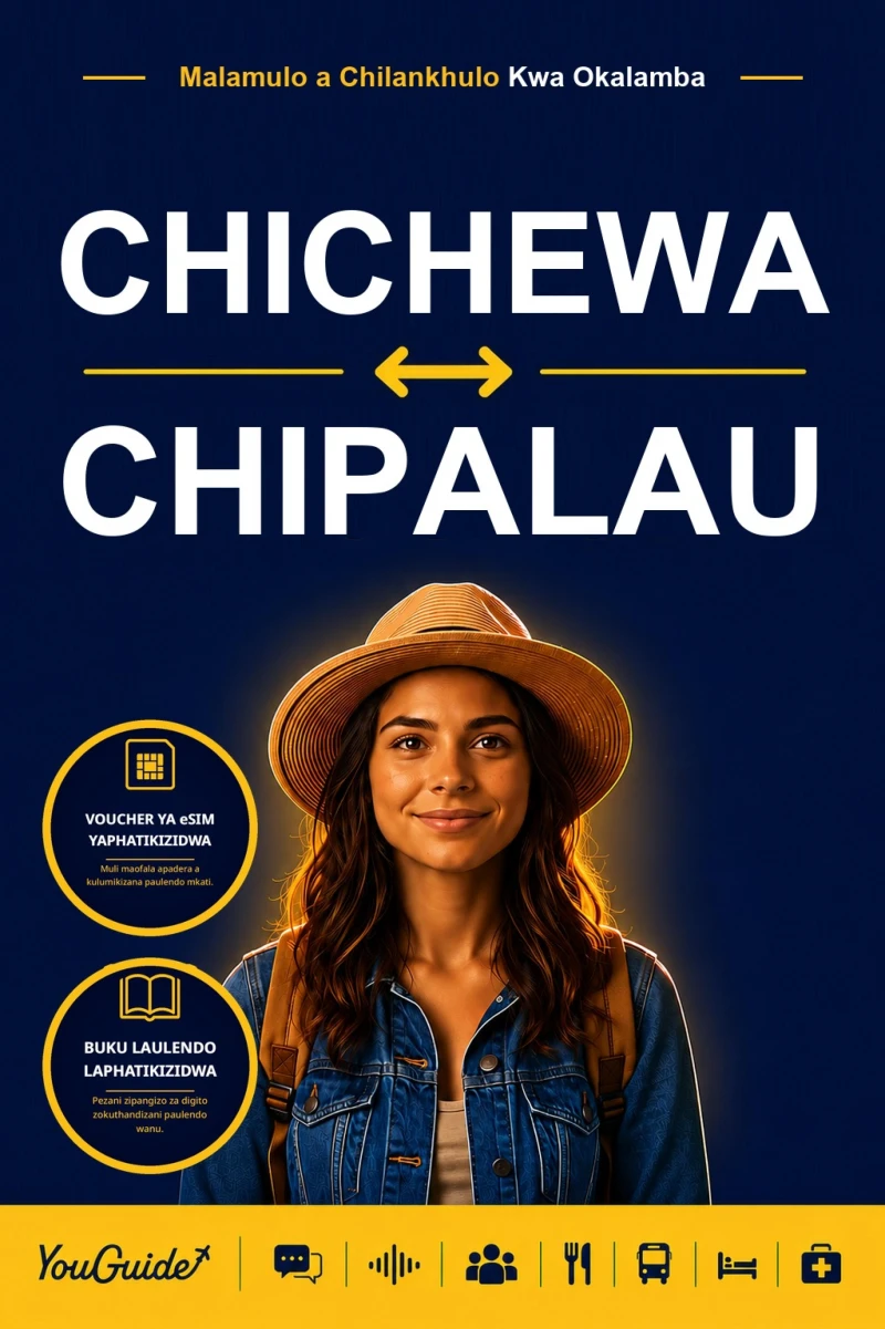 Portada: The Language Guide for Travelers - Chichewa to Palauan
