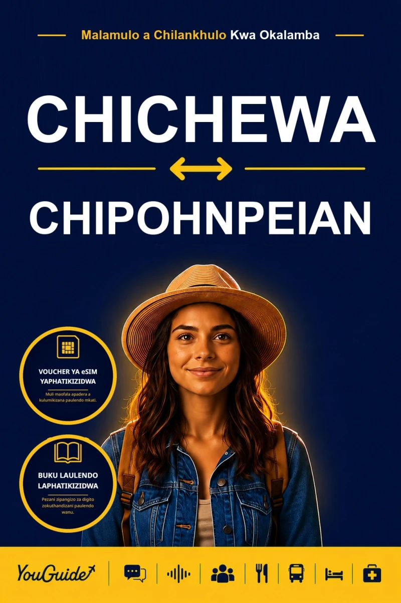 Portada: The Language Guide for Travelers - Chichewa to Pohnpeian