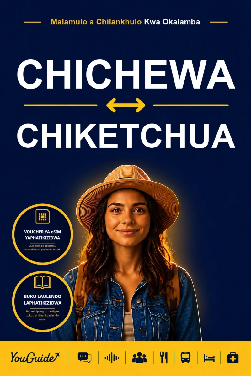 Portada: The Language Guide for Travelers - Chichewa to Quechua
