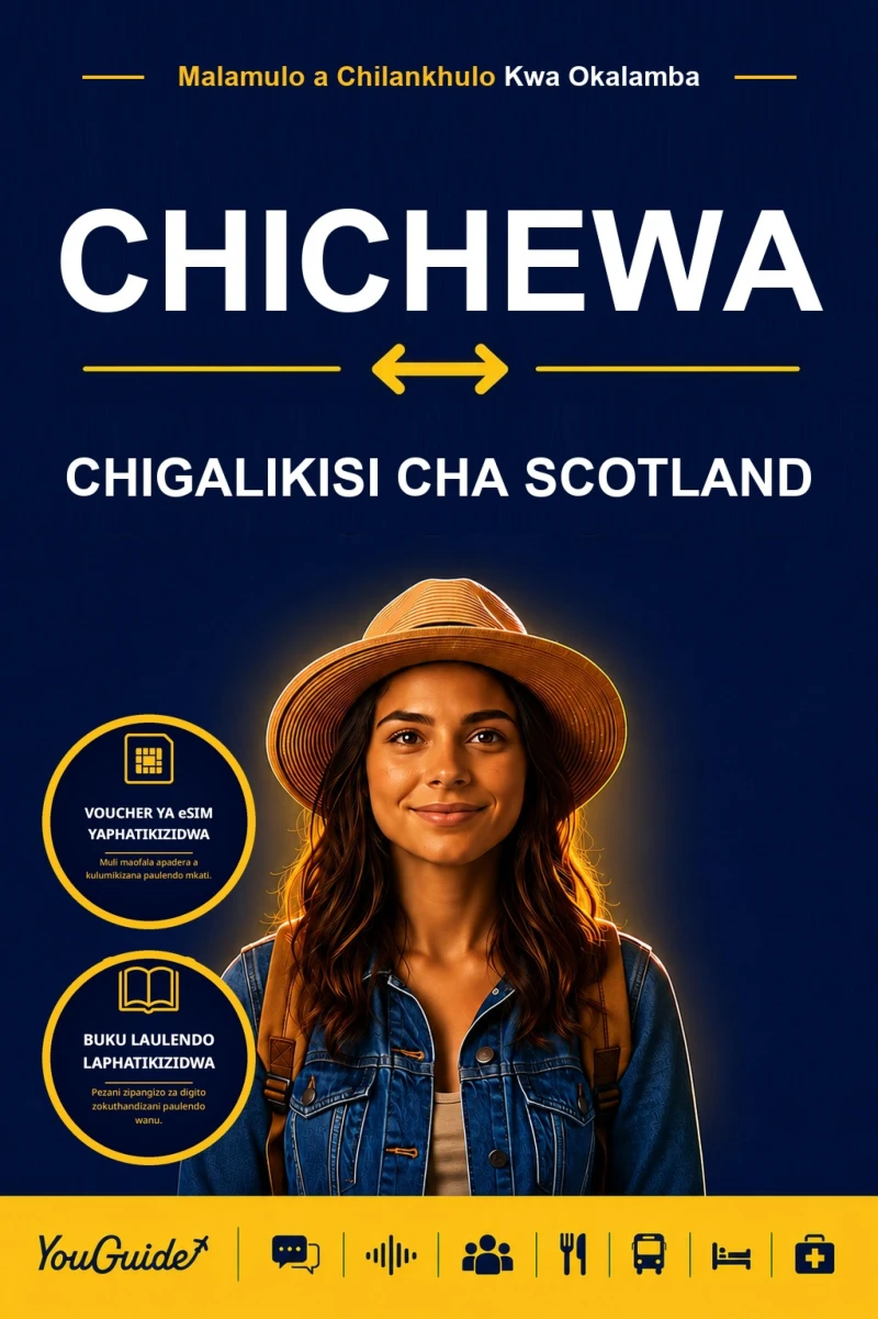 Portada: The Language Guide for Travelers - Chichewa to Scottish Gaelic