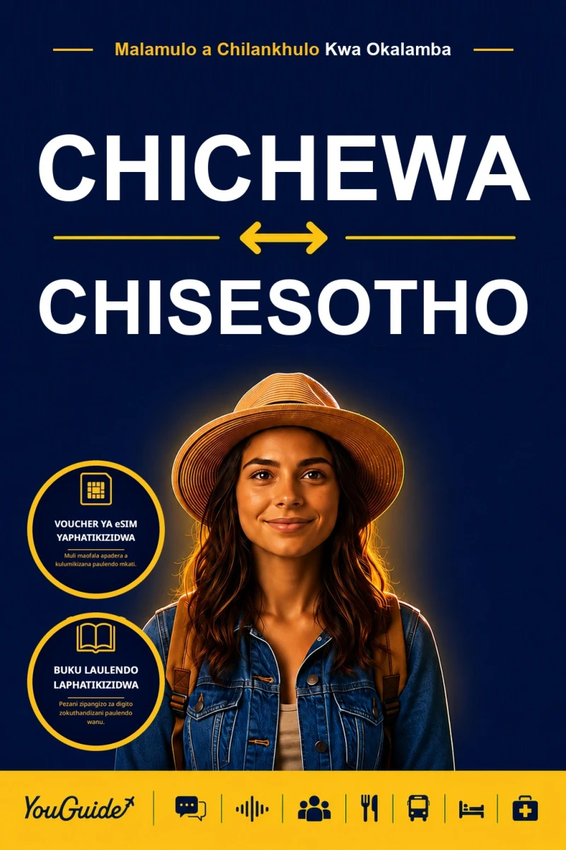 Portada: The Language Guide for Travelers - Chichewa to Sesotho