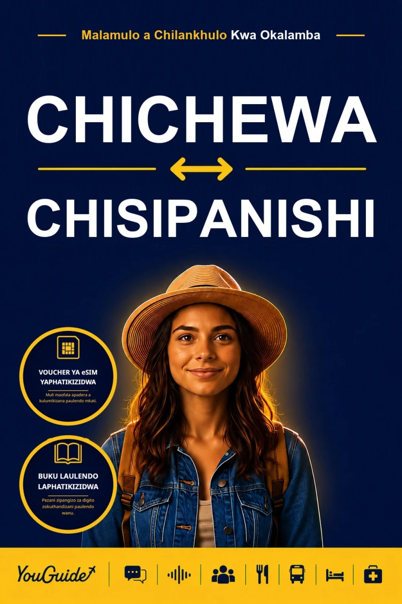 Portada: The Language Guide for Travelers - Chichewa to Spanish