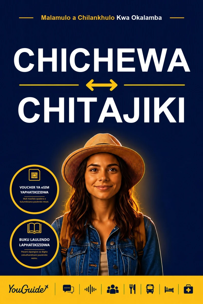 Portada: The Language Guide for Travelers - Chichewa to Tajik