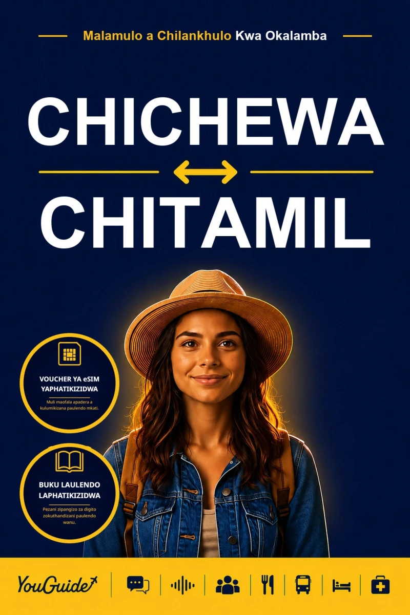 Portada: The Language Guide for Travelers - Chichewa to Tamil