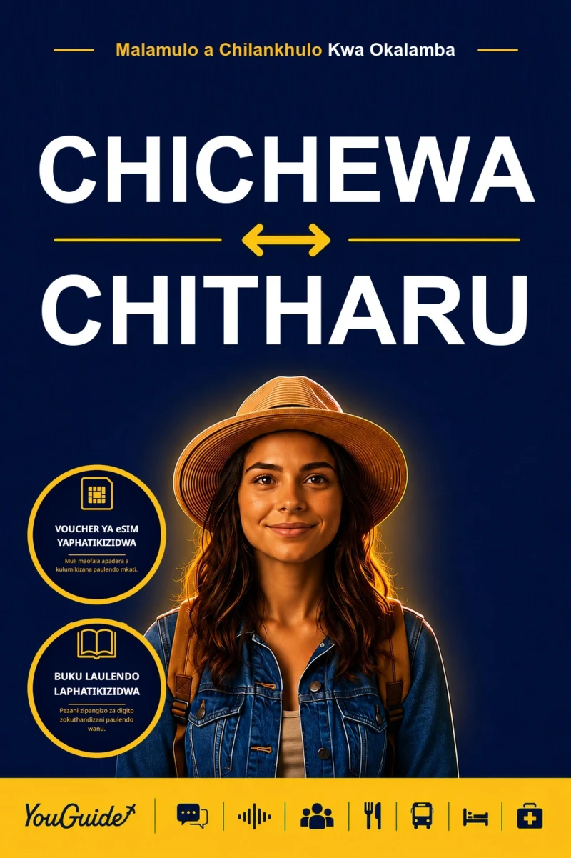 Portada: The Language Guide for Travelers - Chichewa to Tharu